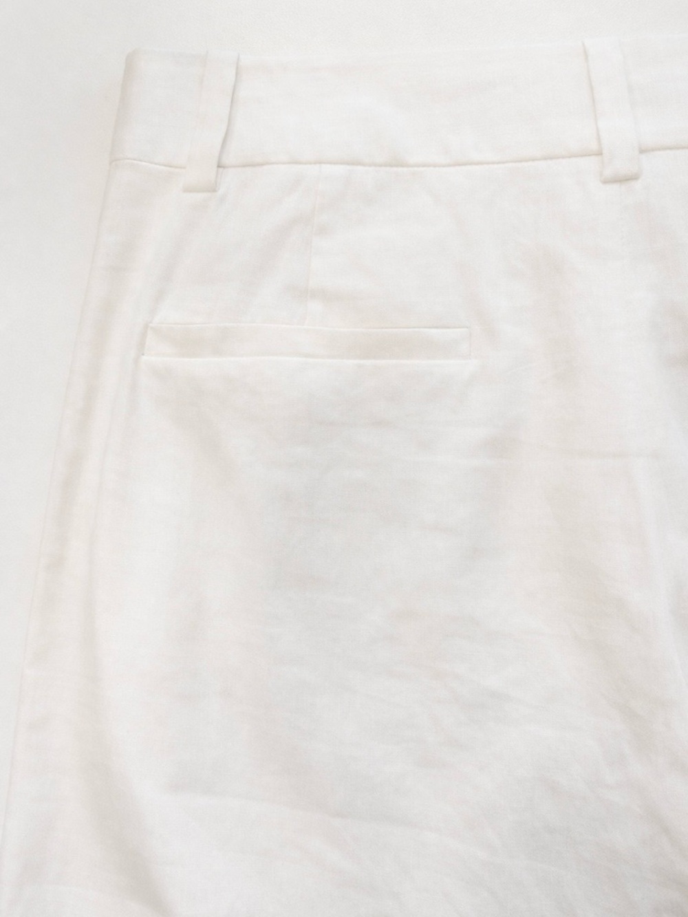 Favorite Daughter Linen Wide Leg Pants High Rise Ivory Size 14 - Picture 6 of 7